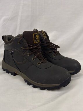 Timberland Kids Dark Brown Waterproof Hiking Boots